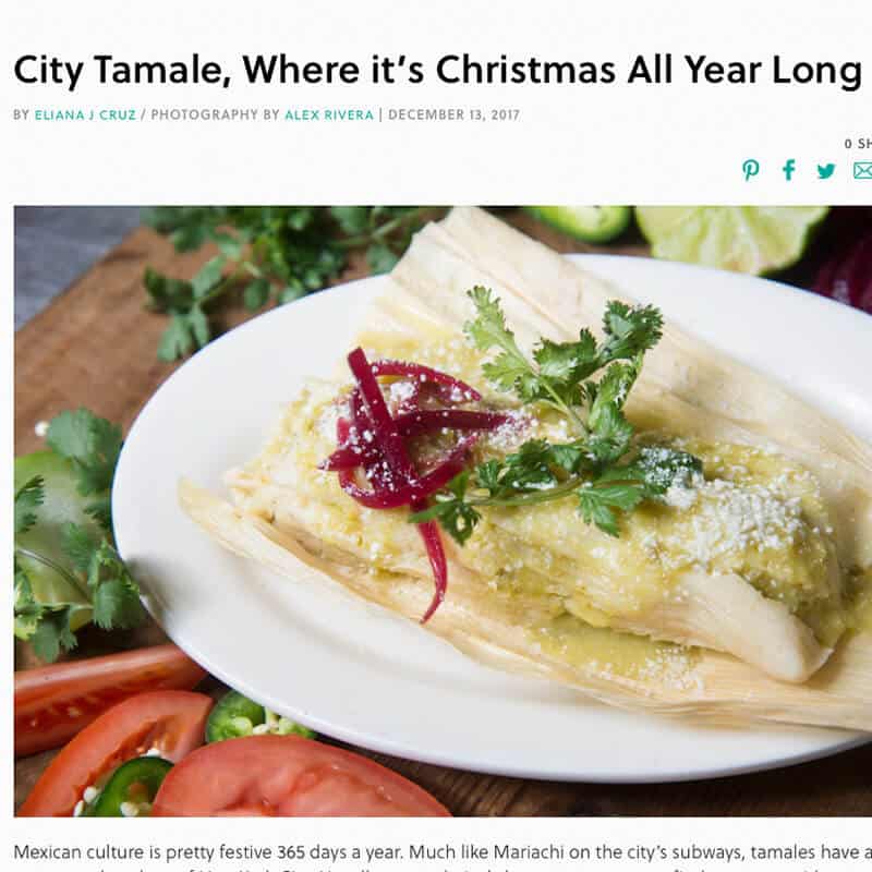 Edible Bronx feature about City Tamale